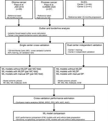 Automated data preparation for in vivo tumor characterization with machine learning